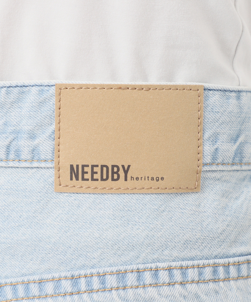 NEEDBY heritage（ニードバイヘリテージ）の「《新色・追加》NEED by heritage/ニードバイヘリテージ AARON（デニムパンツ・レディース・ホワイト/サックスブルー・23/24/25/26）」の21枚目の写真