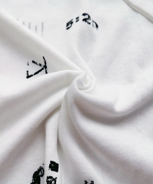 Dalfwin（ダールフィン）の「韓国ファッション Ricecakeダメージプリント薄手長袖Tシャツ（Tシャツ/カットソー・レディース・ホワイト/ブラック・FREE）」の20枚目の写真
