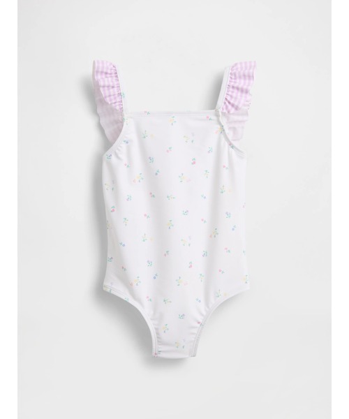 GAP(ギャップ)の「花柄ワンピース 水着 (幼児・ベビー)(水着・キッズ・オフホワイト・70cm/80cm/90cm/95cm/100cm/105cm/110cm)」の1枚目の写真