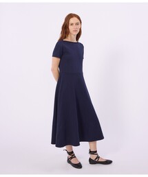 PETIT BATEAU | 半袖フレアワンピース(ワンピース)