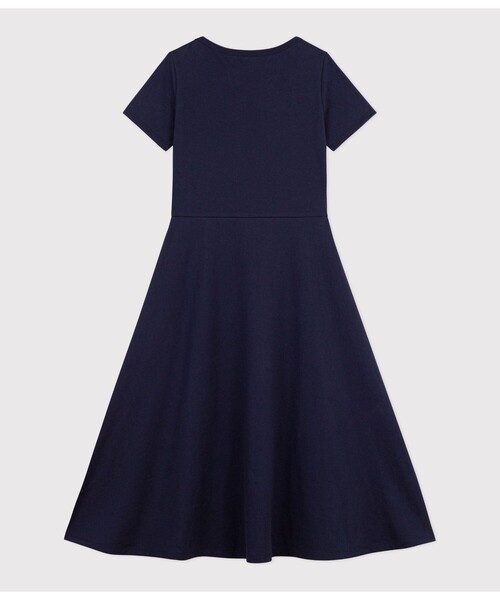 PETIT BATEAU(プチバトー)の「半袖フレアワンピース(ワンピース・レディース・ネイビー・SMALL/LARGE/MEDIUM/XX-SMALL/X-SMALL)」の8枚目の写真