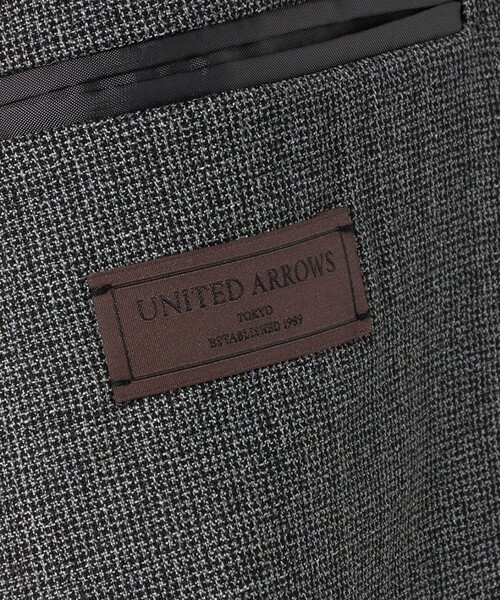 UNITED ARROWS(ユナイテッドアローズ)の「ハウンドトゥース シングル 3ボタン テーラードジャケット R-MODEL(テーラードジャケット・メンズ・ダークグレー・46/48/50/44)」の14枚目の写真