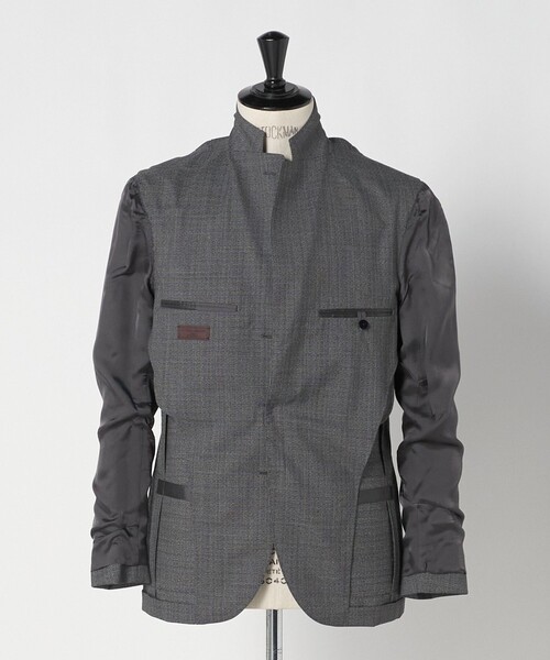 UNITED ARROWS(ユナイテッドアローズ)の「ハウンドトゥース シングル 3ボタン テーラードジャケット R-MODEL(テーラードジャケット・メンズ・ダークグレー・46/48/50/44)」の15枚目の写真