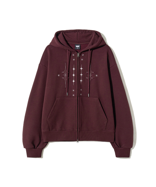 GAKKAI UNIONS(ガッカイユニオンズ)の「スタニング フードジップアップ バーガンディ(パーカー・レディース・その他・SMALL/MEDIUM/LARGE)」の12枚目の写真