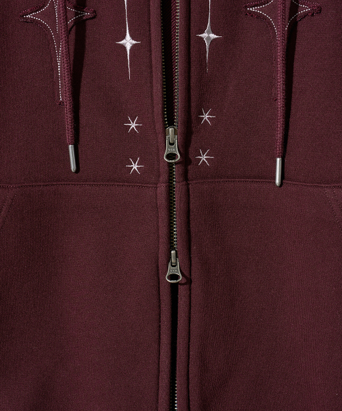 GAKKAI UNIONS(ガッカイユニオンズ)の「スタニング フードジップアップ バーガンディ(パーカー・レディース・その他・SMALL/MEDIUM/LARGE)」の9枚目の写真