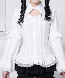 mine by LAFARY（マインバイラファリー）の「クロスベルスリーブブラウス（シャツ/ブラウス）」