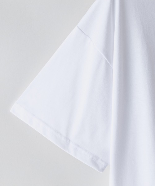 SAVIER（サビアー）の「【SAVIER/サビアー】×【ZERO STAIN/ゼロステイン】コラボ  LA ロゴ刺繍 半袖 Tシャツ/ LA Logo（Tシャツ/カットソー・メンズ・オフホワイト/ブラック/ホワイト・MEDIUM/LARGE）」の5枚目の写真