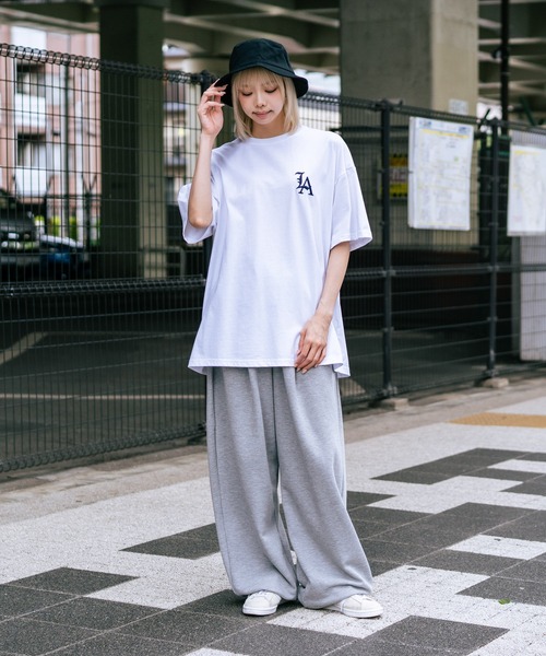 SAVIER（サビアー）の「【SAVIER/サビアー】×【ZERO STAIN/ゼロステイン】コラボ  LA ロゴ刺繍 半袖 Tシャツ/ LA Logo（Tシャツ/カットソー・メンズ・オフホワイト/ブラック/ホワイト・MEDIUM/LARGE）」の12枚目の写真
