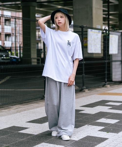 SAVIER（サビアー）の「【SAVIER/サビアー】×【ZERO STAIN/ゼロステイン】コラボ  LA ロゴ刺繍 半袖 Tシャツ/ LA Logo（Tシャツ/カットソー・メンズ・オフホワイト/ブラック/ホワイト・MEDIUM/LARGE）」の14枚目の写真