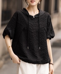 ONEP STAR（ワンピスター）の「テクスチャーデザインパーカー（パーカー）」