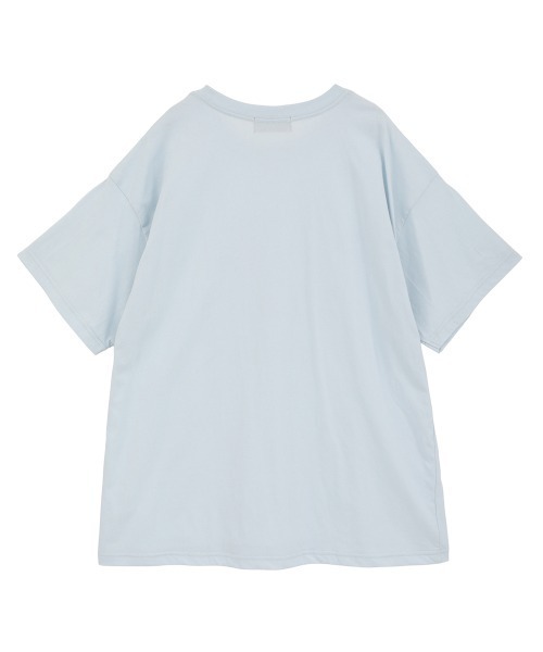 Candy Stripper(キャンディストリッパー)の「ALWAYS TOGETHER BIG Tシャツ(Tシャツ/カットソー・レディース・ブラック/ライトブルー/オフホワイト/ピンク・FREE)」の13枚目の写真