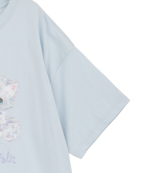Candy Stripper(キャンディストリッパー)の「ALWAYS TOGETHER BIG Tシャツ(Tシャツ/カットソー・レディース・ブラック/ライトブルー/オフホワイト/ピンク・FREE)」の15枚目の写真