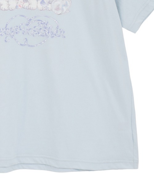 Candy Stripper(キャンディストリッパー)の「ALWAYS TOGETHER BIG Tシャツ(Tシャツ/カットソー・レディース・ブラック/ライトブルー/オフホワイト/ピンク・FREE)」の16枚目の写真