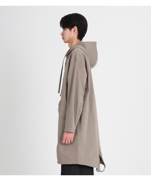 BUTTON SEOUL(ボタンソウル)の「サファリレインフードコート3カラー(カーキグレー)(ミリタリージャケット・メンズ・その他・M/L/XL)」の4枚目の写真
