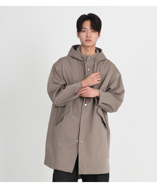 BUTTON SEOUL(ボタンソウル)の「サファリレインフードコート3カラー(カーキグレー)(ミリタリージャケット・メンズ・その他・M/L/XL)」の7枚目の写真