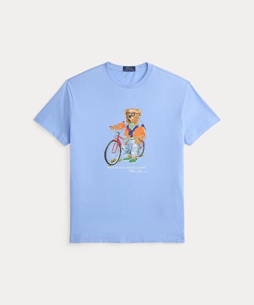 POLO RALPH LAUREN（ポロ ラルフ ローレン）の「クラシック フィット Polo ベア ジャージー Tシャツ（Tシャツ/カットソー・メンズ・ブルー・L/M/S）」の2枚目の写真