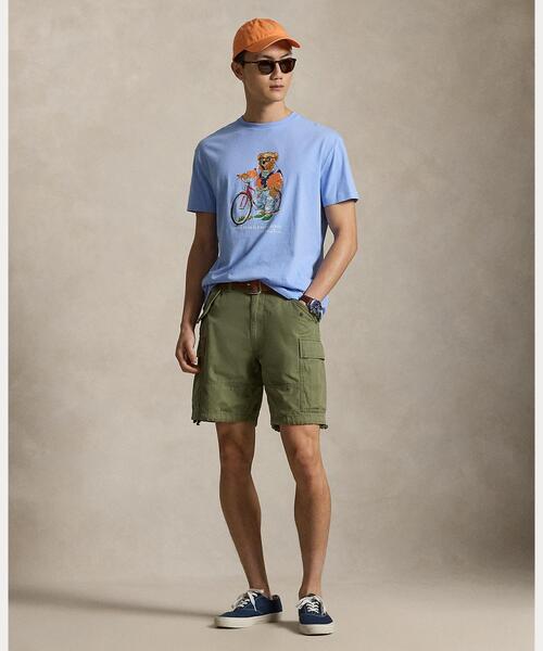 POLO RALPH LAUREN（ポロ ラルフ ローレン）の「クラシック フィット Polo ベア ジャージー Tシャツ（Tシャツ/カットソー・メンズ・ブルー・L/M/S）」の3枚目の写真