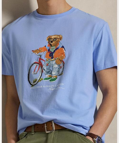 POLO RALPH LAUREN（ポロ ラルフ ローレン）の「クラシック フィット Polo ベア ジャージー Tシャツ（Tシャツ/カットソー・メンズ・ブルー・L/M/S）」の5枚目の写真