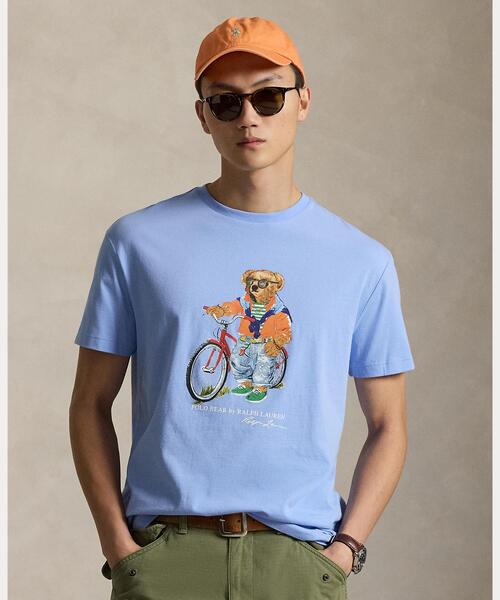 POLO RALPH LAUREN（ポロ ラルフ ローレン）の「クラシック フィット Polo ベア ジャージー Tシャツ（Tシャツ/カットソー・メンズ・ブルー・L/M/S）」の6枚目の写真
