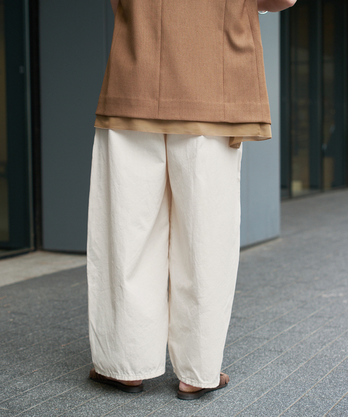 Spick & Span(スピックアンドスパン)の「SOMETHING / サムシング for SS 別注 HYPER CURVE LITE(チノパンツ・レディース・カーキ/アイボリー・MEDIUM/SMALL)」の10枚目の写真