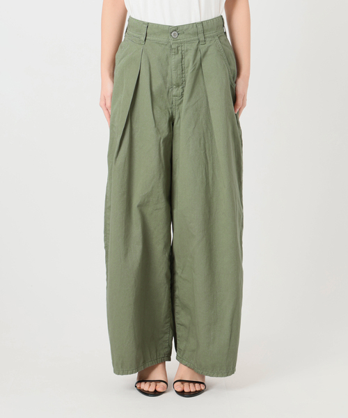 Spick & Span(スピックアンドスパン)の「SOMETHING / サムシング for SS 別注 HYPER CURVE LITE(チノパンツ・レディース・カーキ/アイボリー・MEDIUM/SMALL)」の22枚目の写真
