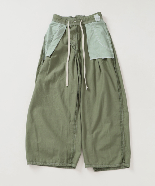 Spick & Span(スピックアンドスパン)の「SOMETHING / サムシング for SS 別注 HYPER CURVE LITE(チノパンツ・レディース・カーキ/アイボリー・MEDIUM/SMALL)」の10枚目の写真