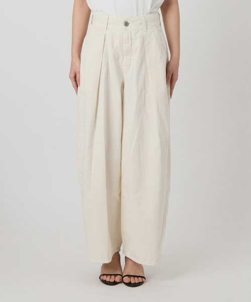 Spick & Span(スピックアンドスパン)の「SOMETHING / サムシング for SS 別注 HYPER CURVE LITE(チノパンツ・レディース・カーキ/アイボリー・MEDIUM/SMALL)」の8枚目の写真