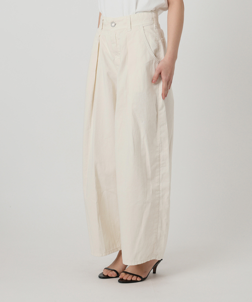 Spick & Span(スピックアンドスパン)の「SOMETHING / サムシング for SS 別注 HYPER CURVE LITE(チノパンツ・レディース・カーキ/アイボリー・MEDIUM/SMALL)」の4枚目の写真
