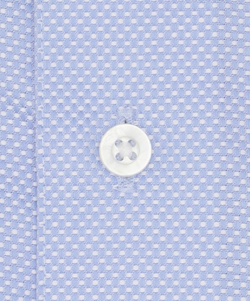 TOKYO SHIRTS(トウキョウシャツ)の「【超形態安定】 形態安定ノンアイロン ホリゾンタルワイド 長袖ビジネスワイシャツ(大きいサイズ・長いサイズ)(ビジネスシャツ・メンズ・ブルー・首回り39cm-裄丈88cm/首回り41cm-裄丈90cm/首回り42cm-裄丈90cm/首回り43cm-裄丈90cm/首回り45cm-裄丈82cm/首回り45cm-裄丈86cm/首回り45cm-裄丈90cm/首回り47cm-裄丈86cm/首回り47cm-裄丈90cm)」の4枚目の写真