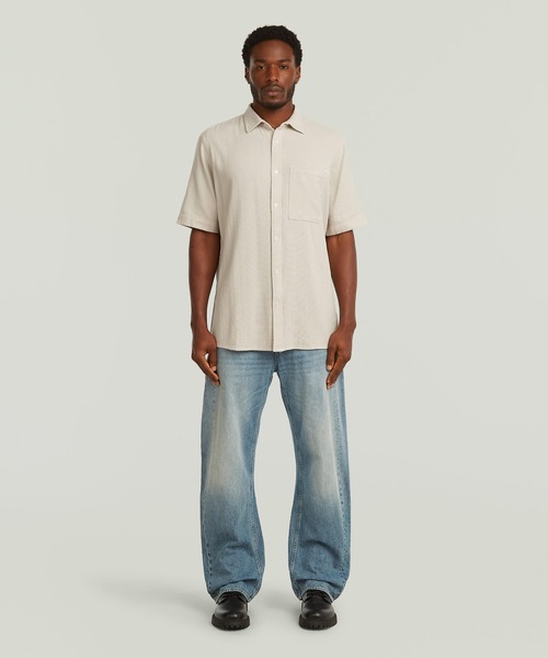G-STAR(ジースター)の「One Pocket Regular Shirt/ワンポケットレギュラーシャツ(シャツ/ブラウス・メンズ・ホワイト系その他/グリーン系その他・LARGE/X-SMALL/X-LARGE/MEDIUM/SMALL)」の6枚目の写真