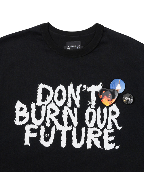 AJOBYAJO（アジョバイアジョ）の「[PBA] DBOF Logo T-Shirt [BLACK]（Tシャツ/カットソー・レディース・その他・M/L/XL）」の2枚目の写真