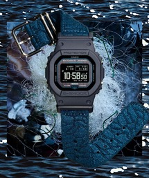 G-SHOCK デジタル腕時計 ネイビー デジタル腕時計（ブルー・ネイビー/青色系・ソーラー式）ファッション