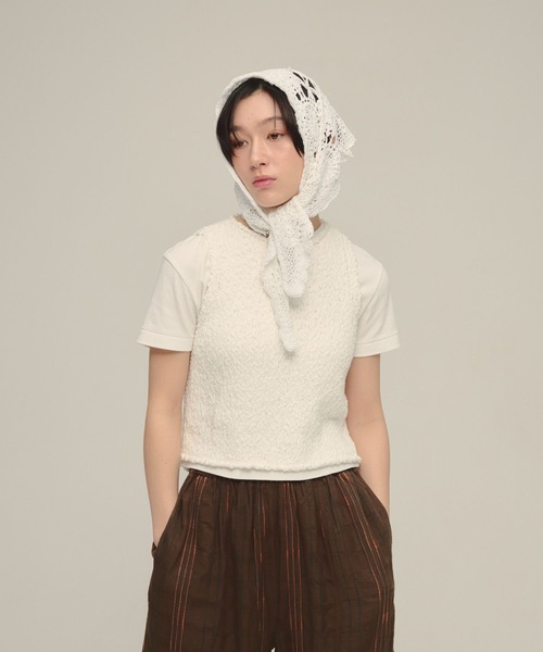 eL(エル)の「【eL】3G Compact Vest/660743(ベスト・レディース・ブラック/オフホワイト/ピンク・FREE)」の5枚目の写真