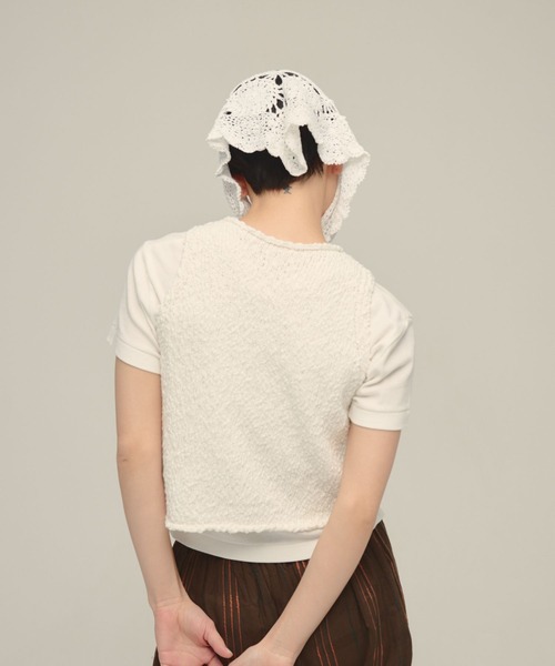 eL(エル)の「【eL】3G Compact Vest/660743(ベスト・レディース・ブラック/オフホワイト/ピンク・FREE)」の7枚目の写真
