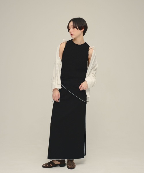 eL(エル)の「【eL】3G Compact Vest/660743(ベスト・レディース・ブラック/オフホワイト/ピンク・FREE)」の9枚目の写真