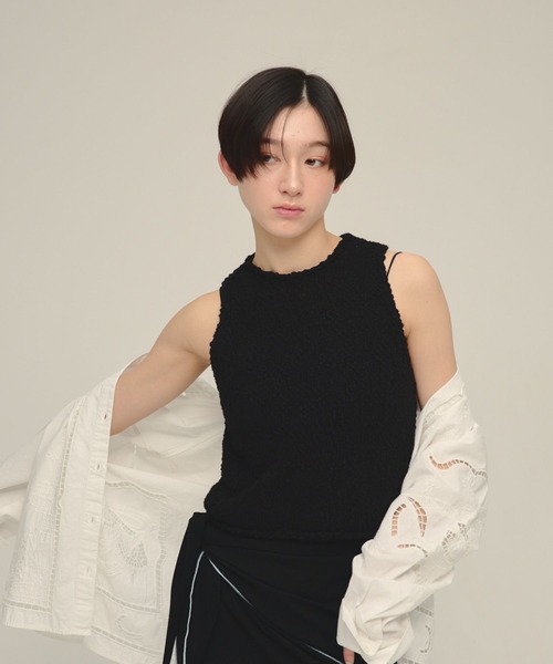 eL(エル)の「【eL】3G Compact Vest/660743(ベスト・レディース・ブラック/オフホワイト/ピンク・FREE)」の11枚目の写真