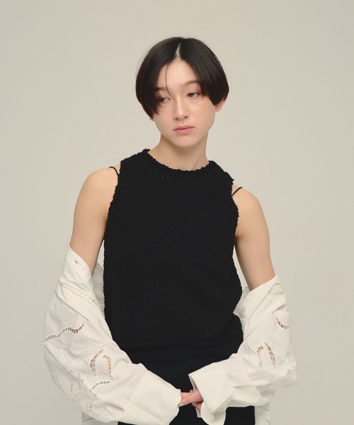eL(エル)の「【eL】3G Compact Vest/660743(ベスト・レディース・ブラック/オフホワイト/ピンク・FREE)」の12枚目の写真