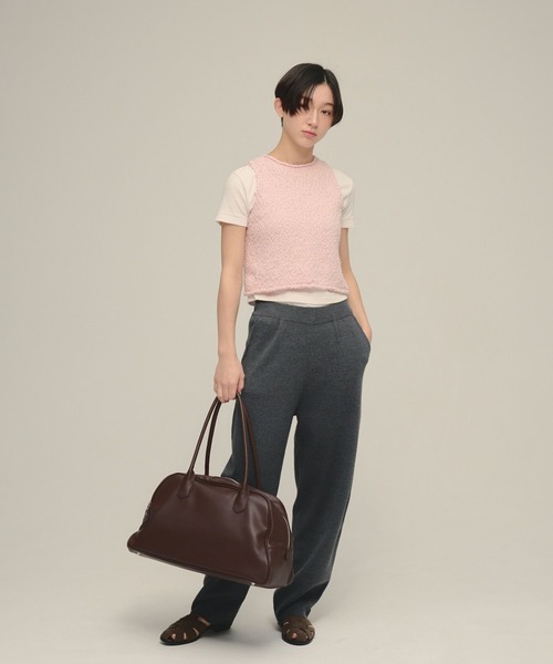 eL(エル)の「【eL】3G Compact Vest/660743(ベスト・レディース・ブラック/オフホワイト/ピンク・FREE)」の14枚目の写真