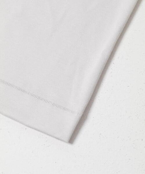 ATON(エイトン)の「ATON SUVIN 60/2 OVERSIZED T-SHIRTS(Tシャツ/カットソー・メンズ・ブラック/ブルー/ホワイト/カーキ・4/6)」の9枚目の写真