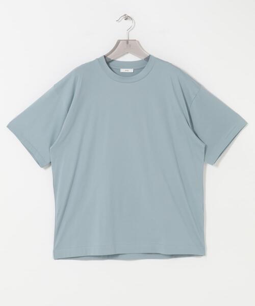 ATON(エイトン)の「ATON SUVIN 60/2 OVERSIZED T-SHIRTS(Tシャツ/カットソー・メンズ・ブラック/ブルー/ホワイト/カーキ・4/6)」の14枚目の写真