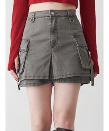 MURUA | ウォッシュカーゴスカートパンツ(その他パンツ)