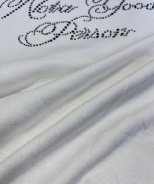 NANEA(ナネア)の「ラインストーンロゴ タイトチビTシャツ(Tシャツ/カットソー・レディース・ブラック/ホワイト・LARGE/MEDIUM)」の20枚目の写真
