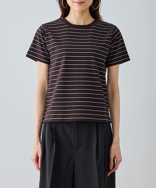 BEVERLY HILLS POLO CLUB(ビバリーヒルズポロクラブ)の「【BEVERLYHILLS POLO CLUB・一部店舗限定】アイコン刺繍コンパクトTシャツ(Tシャツ/カットソー・レディース・チャコールグレー/キナリ/ネイビー/オフホワイト・FREE)」の17枚目の写真