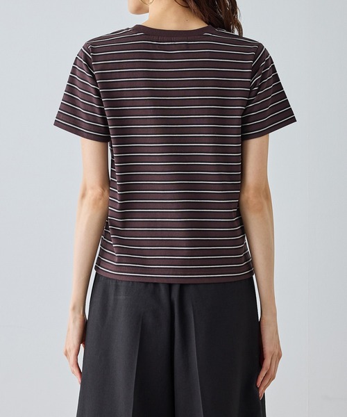 BEVERLY HILLS POLO CLUB(ビバリーヒルズポロクラブ)の「【BEVERLYHILLS POLO CLUB・一部店舗限定】アイコン刺繍コンパクトTシャツ(Tシャツ/カットソー・レディース・チャコールグレー/キナリ/ネイビー/オフホワイト・FREE)」の19枚目の写真