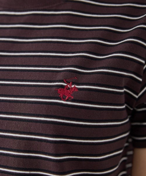 BEVERLY HILLS POLO CLUB(ビバリーヒルズポロクラブ)の「【BEVERLYHILLS POLO CLUB・一部店舗限定】アイコン刺繍コンパクトTシャツ(Tシャツ/カットソー・レディース・チャコールグレー/キナリ/ネイビー/オフホワイト・FREE)」の22枚目の写真