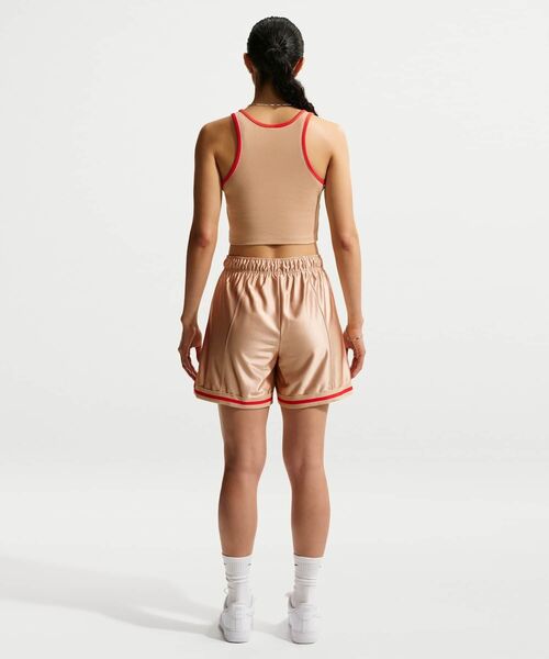 NIKE(ナイキ)の「《セットアップ対応商品》ナイキ スポーツウェア ウィメンズ タイト グラフィック タンクトップ / Nike Sportswear Women's Tight Graphic Tank Top IF0553-286 Linen(タンクトップ・レディース・カーキ系・XS/XL/S/M/L)」の5枚目の写真
