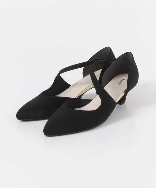 URBAN RESEARCH ROSSO WOMEN(アーバンリサーチ ロッソ)の「kaene アシメストラップパンプス(ドレスシューズ・レディース・ブラック・35/37/36/39)」の2枚目の写真