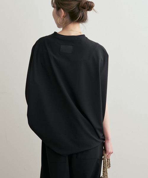 COGTHEBIGSMOKE(コグザビッグスモーク)の「《接触冷感・追加》COG THE BIGSMOKE/コグザビッグスモーク NORMA TOP(Tシャツ/カットソー・レディース・ホワイト/ブラック・FREE)」の10枚目の写真