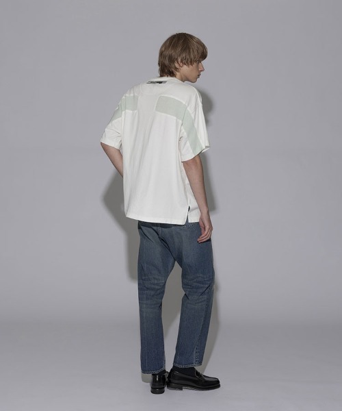 STYLISE（スタイライズ）の「【FACETASM】RIB BIG TEE / 4カラー [MYK-TEE-04]（Tシャツ/カットソー・メンズ・ブラウン/グレー/ホワイト/ブルー・L）」の9枚目の写真