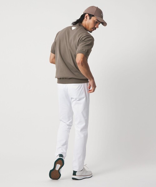 UNITED ARROWS GOLF(ユナイテッドアローズゴルフ)の「メンズ ハイゲージ ショートスリーブ モックネック ニット(ニット/セーター・メンズ・ベージュ/ケリーグリーン/ブラック/コバルトブルー・M/XL/L)」の15枚目の写真